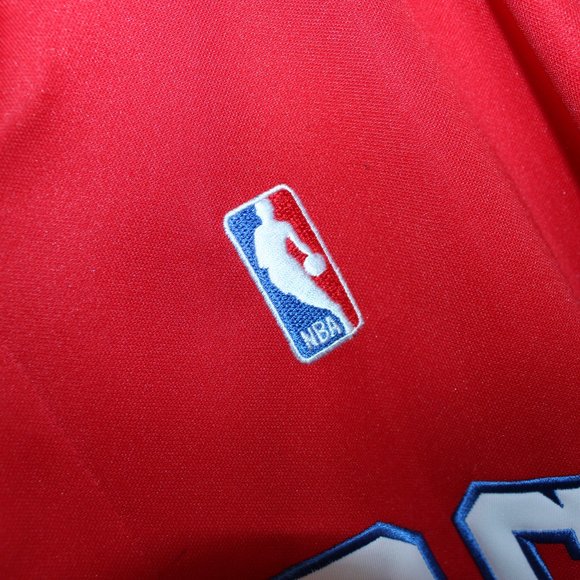 vintage 2002 Philadelphia 76ers Sixers snap-on warm-up jersey Nike Rewind 77 NBA - Picture 4 of 10